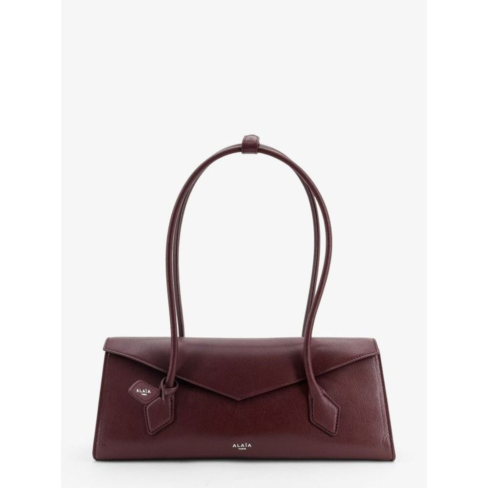 Alaia Women Le Teckel Flap Leather Handbag